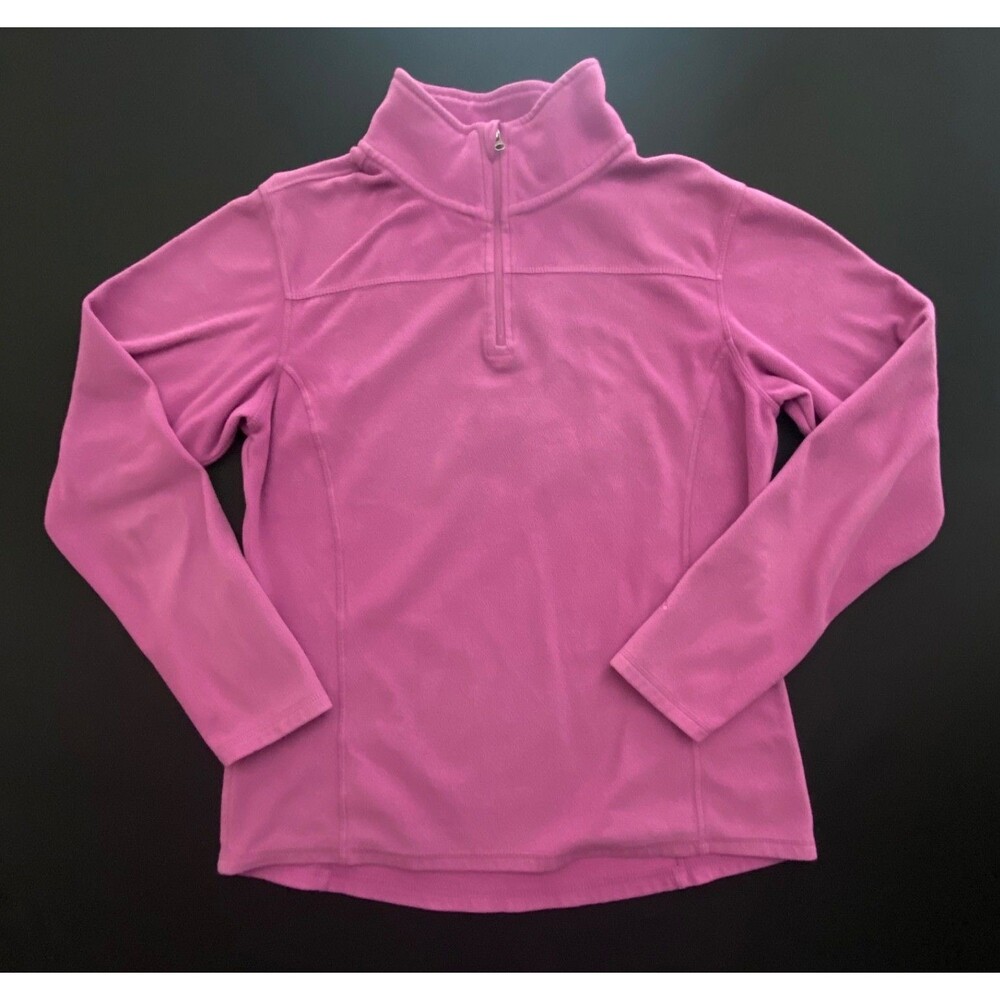 Alpine Design Women's 1/4 Zip Fleece Pullover Purple Large